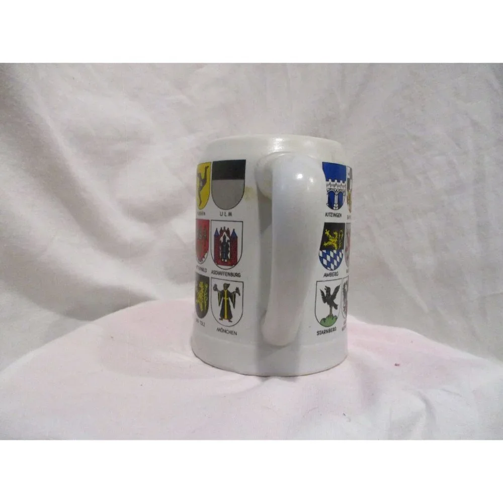 Beer Stein BAYERN Half Liter‎ Mug, EUC Ceramarte Made in Brazil coat of arms
